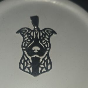 Silver Dog Pendant